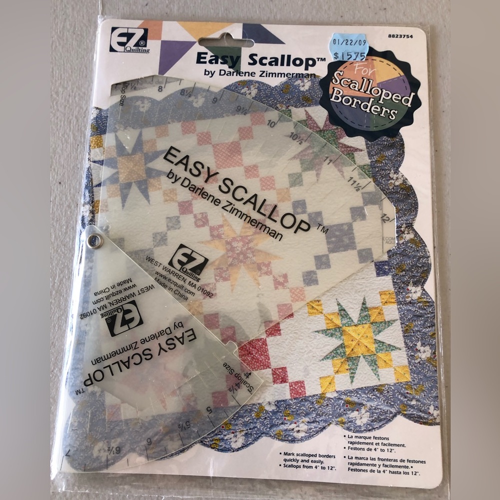Easy Scallop for Scalloped Borders by Darlene Zimmerman